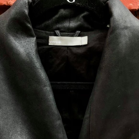 Women's Vince Leather Jacket size Sm - Picture 3 of 4